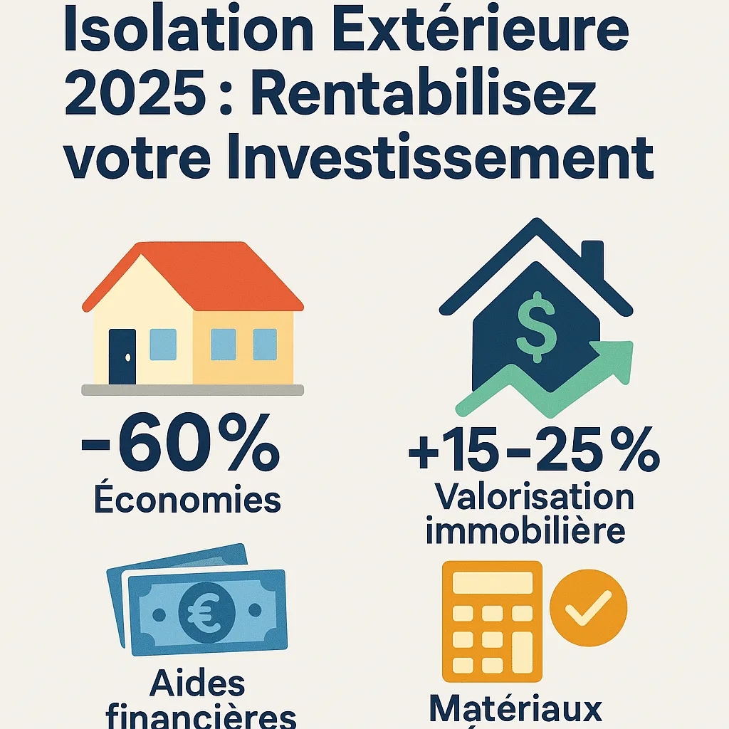 Isolation extérieure en 2025 un levier concret de rentabilité